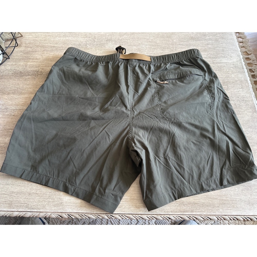 The North Face Mens Class V Belted Ripstop Cargo Shorts Olive Green XXL - Picture 2 of 4
